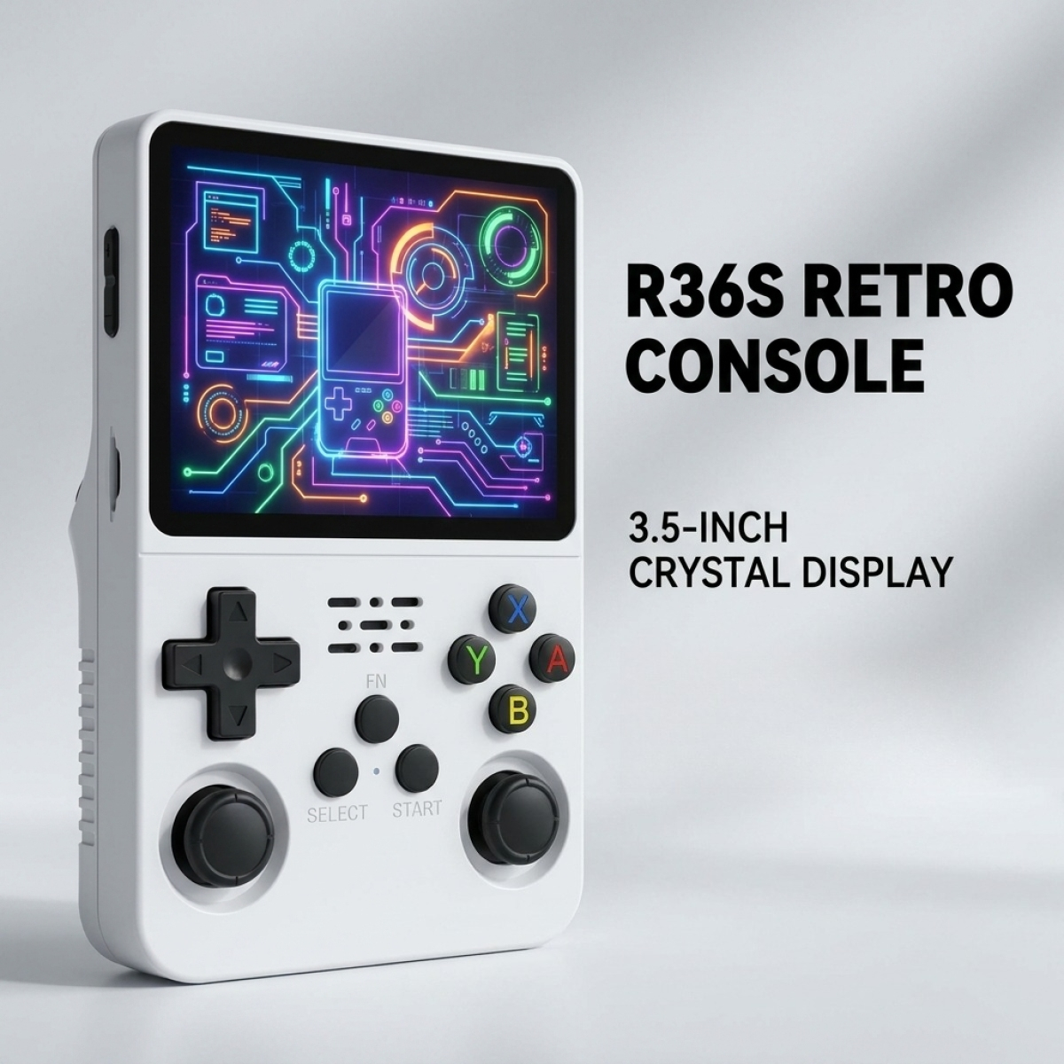 Retro Gaming Download - R36S Retro Games Console 3.5-Inch IPS