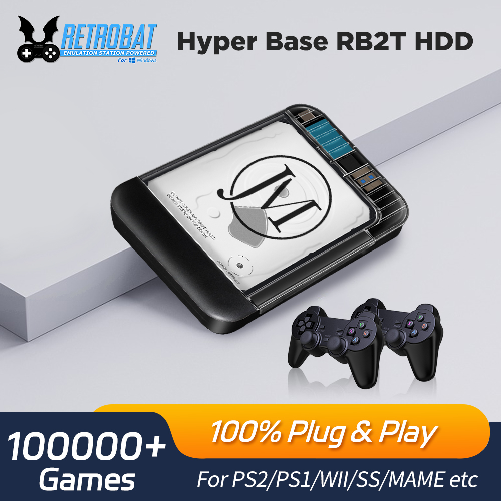 Retro Gaming Download - Retrobat 2T Portable External Game HDD