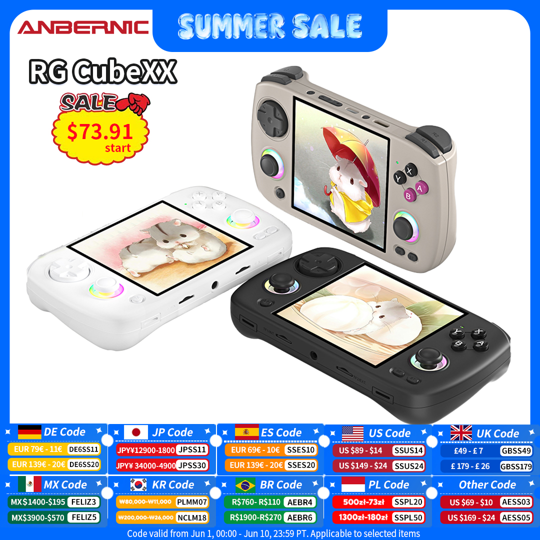 Retro Gaming Mobile - Anbernic RG CubeXX Retro Handheld Games