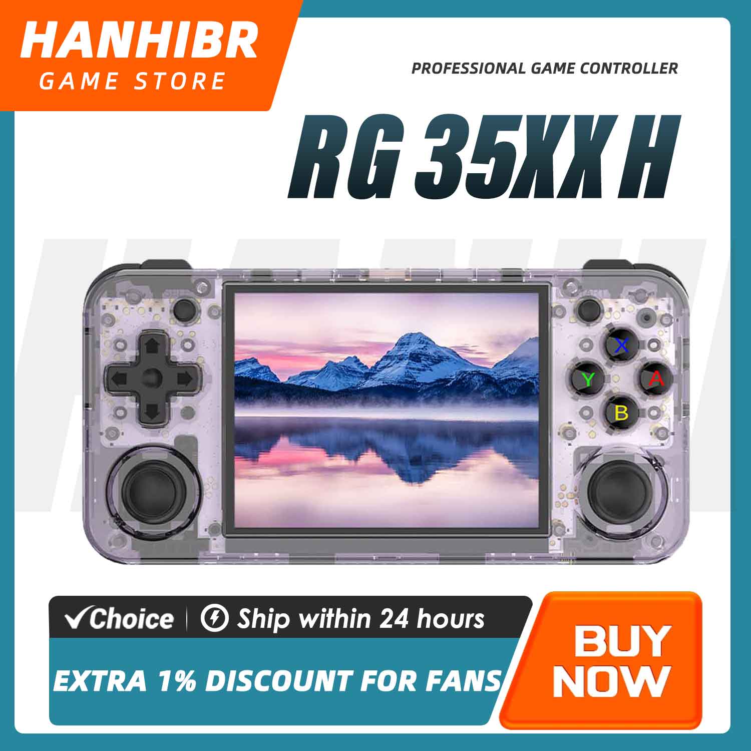 Retro Gaming Mobile - ANBERNIC RG35XX H Horizontal Retro Gaming