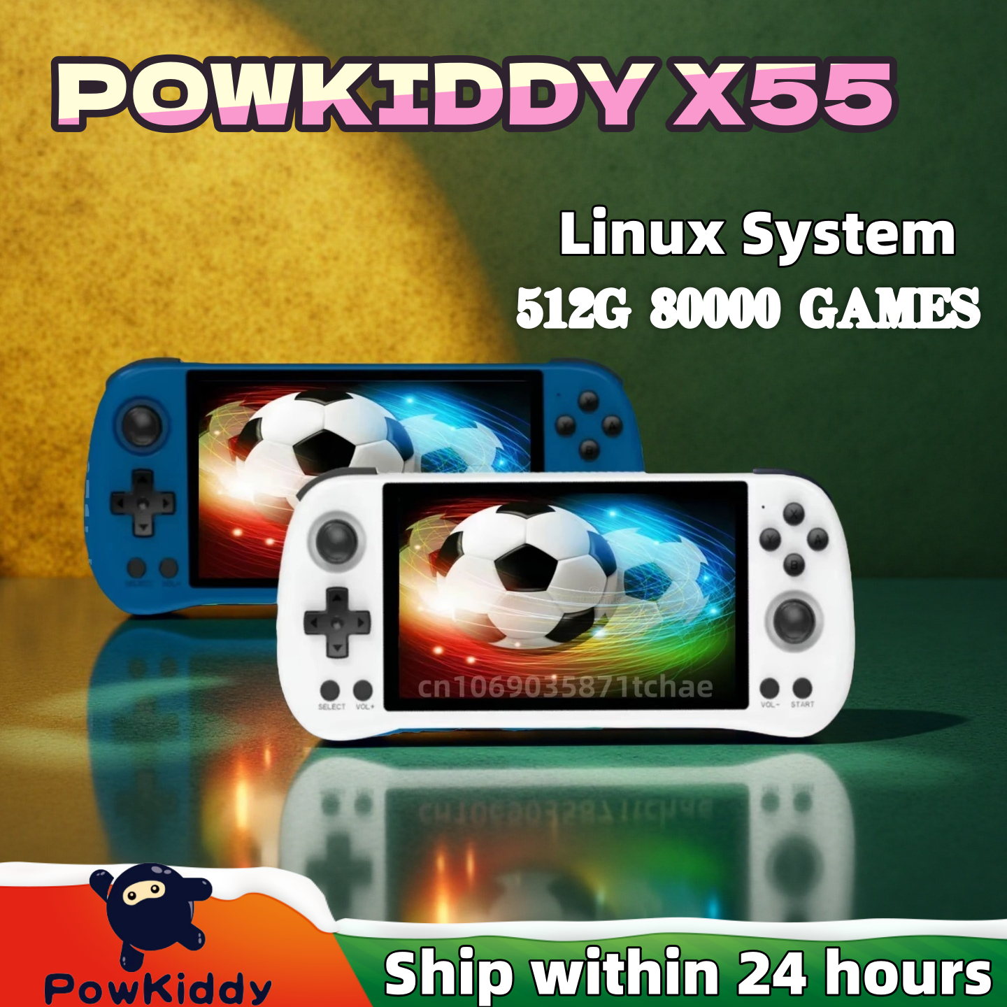 Retro Gaming Mobile - POWKIDDY X55 Handheld Game Console Retro