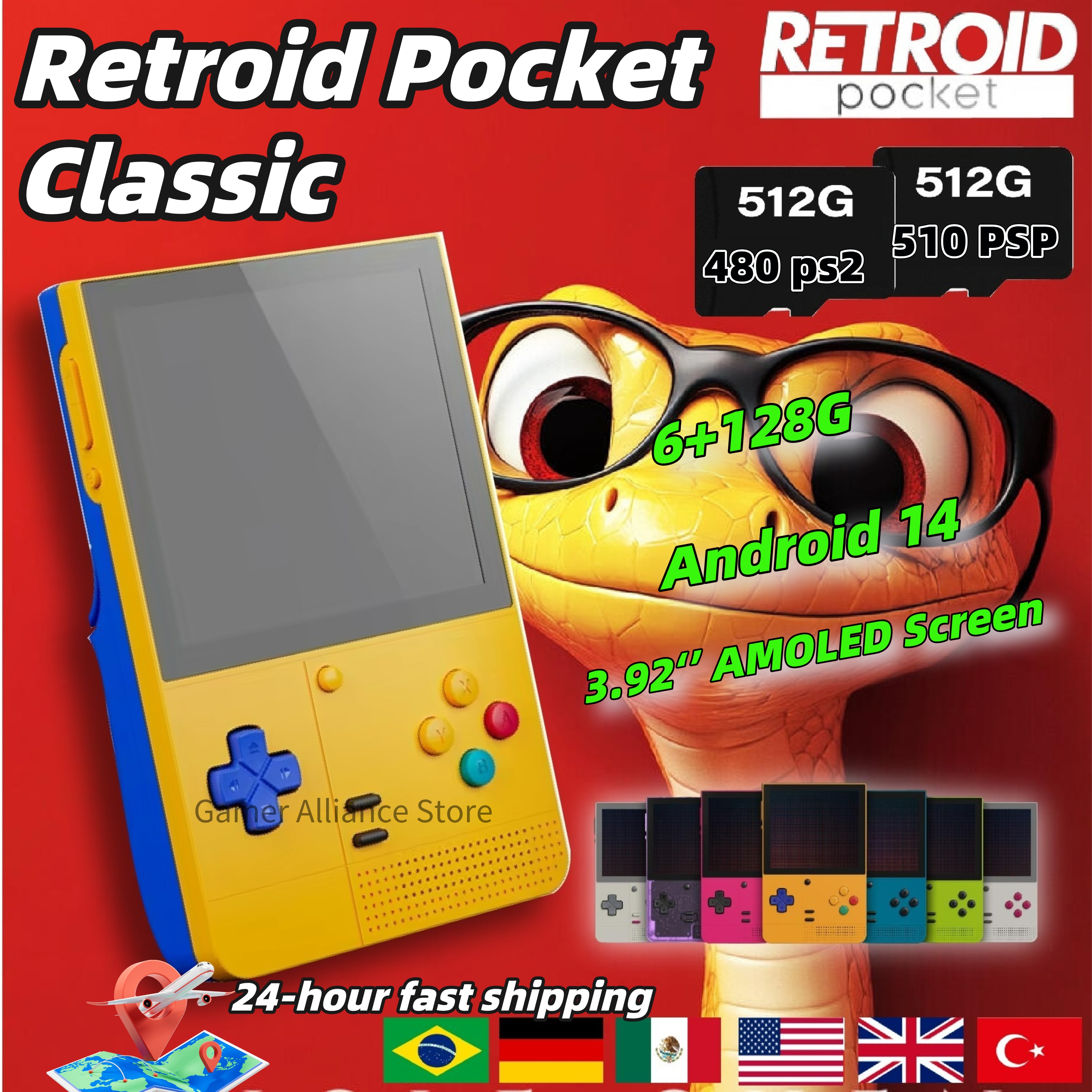 Retro Gaming Mobile - Retroid Pocket Classic RP Classic Retro