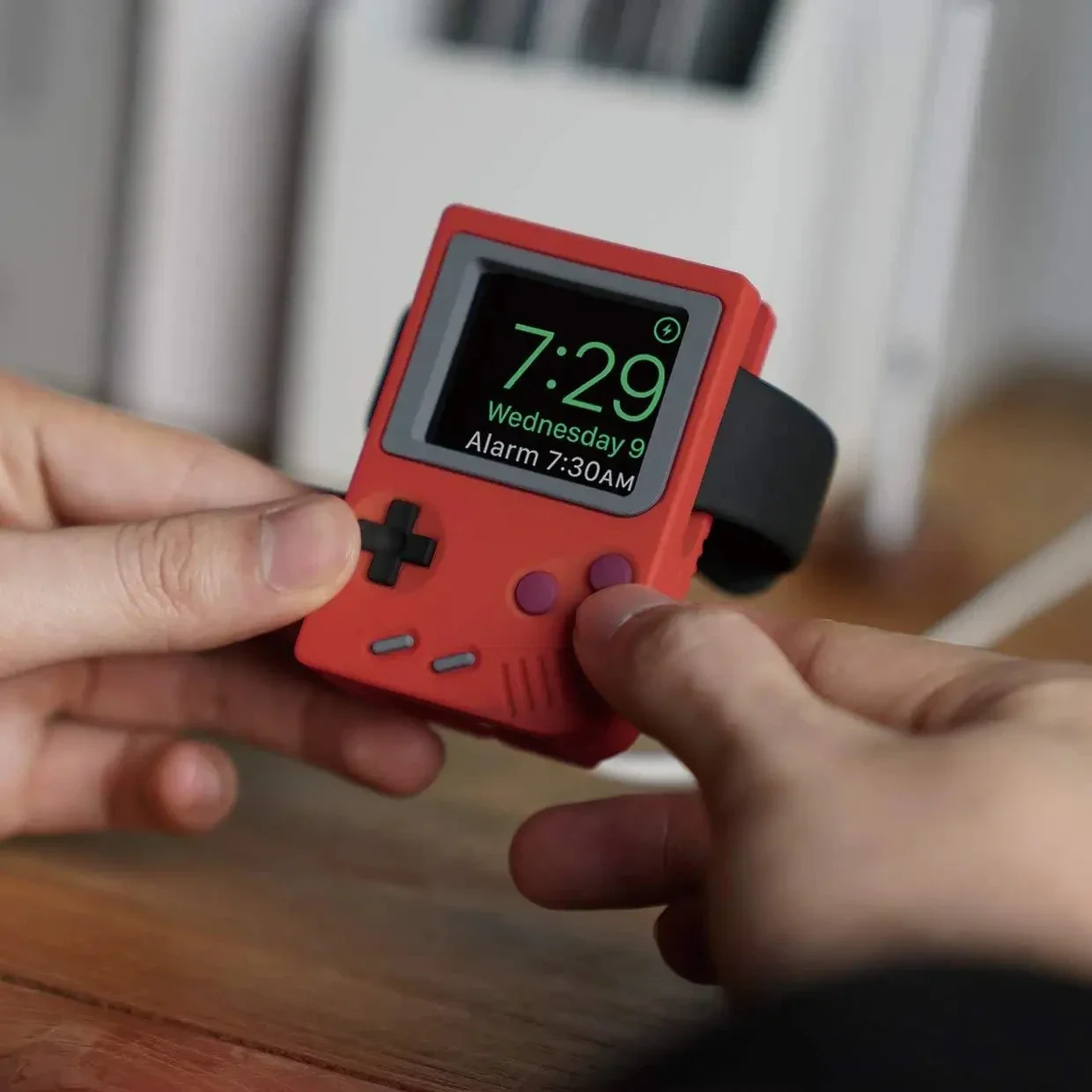 Retro Gaming Box - Silicone Holder for IWatch Charger Stand