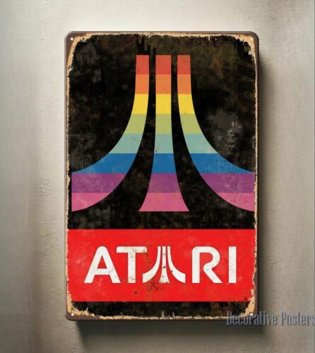 Retro Gaming Video - 1f,Retro Video Game Metal Poster Tin