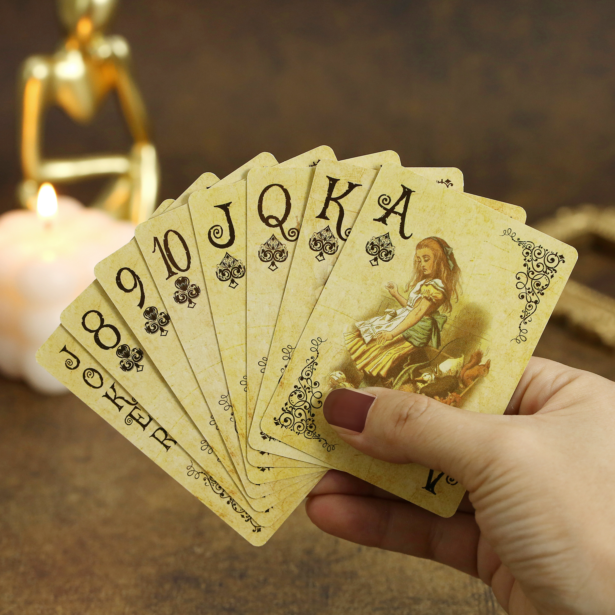 Retro Game Card - ​1Set Vintage Style Playing Cards Alice