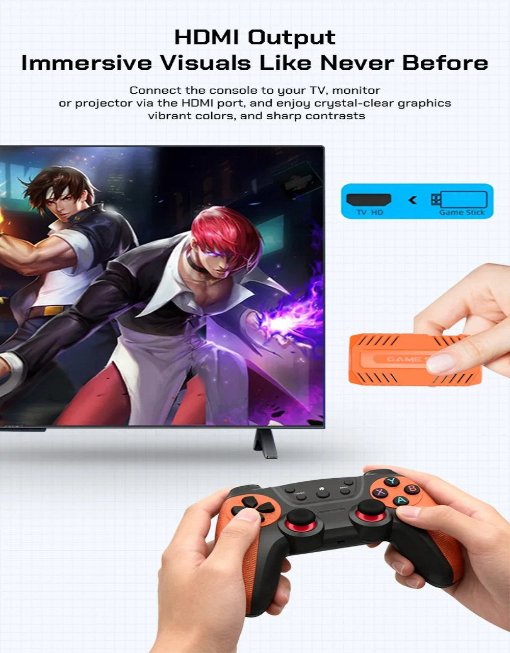 Retro Gaming Hdmi Stick - U36 Wireless Game Stick Retro Gaming