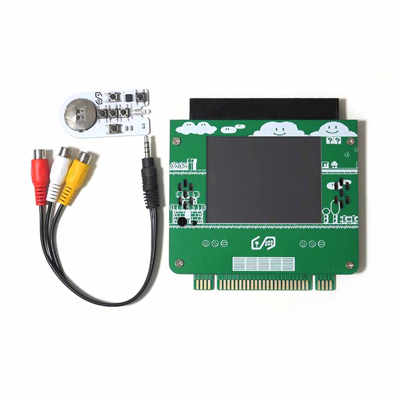 Retro Game Card - SFC/SNES Screen Game Card Mini Monitor