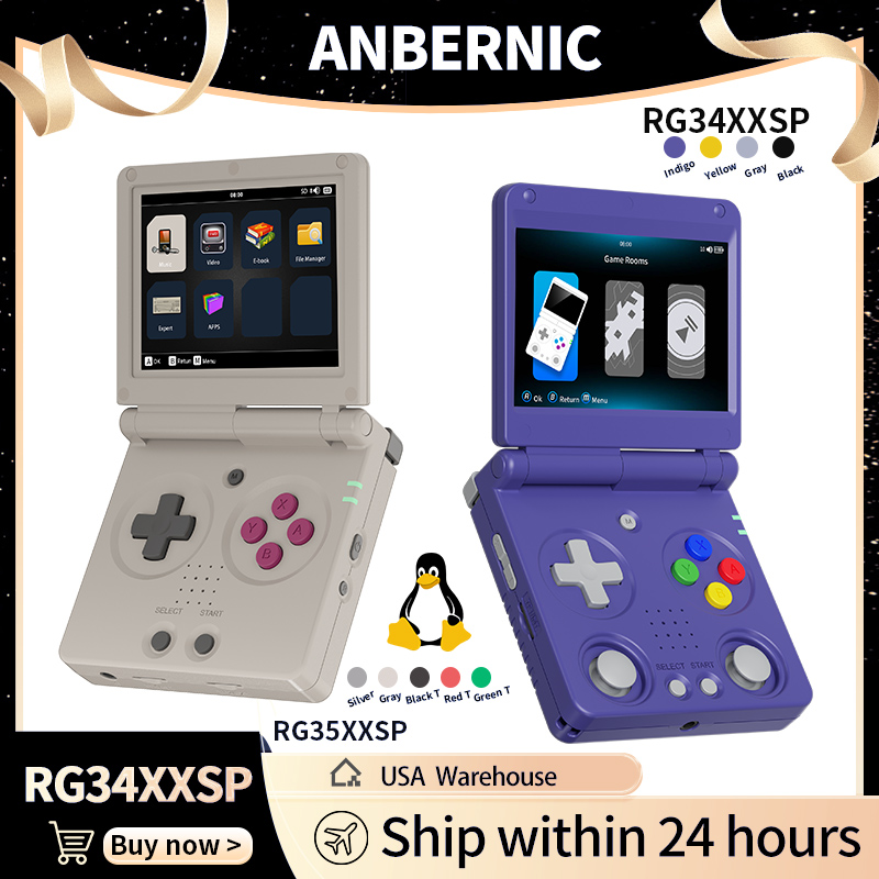 Anbernic RG34XXSP RG35XXSP Fli - Retro Gaming Mobile reseña y precio