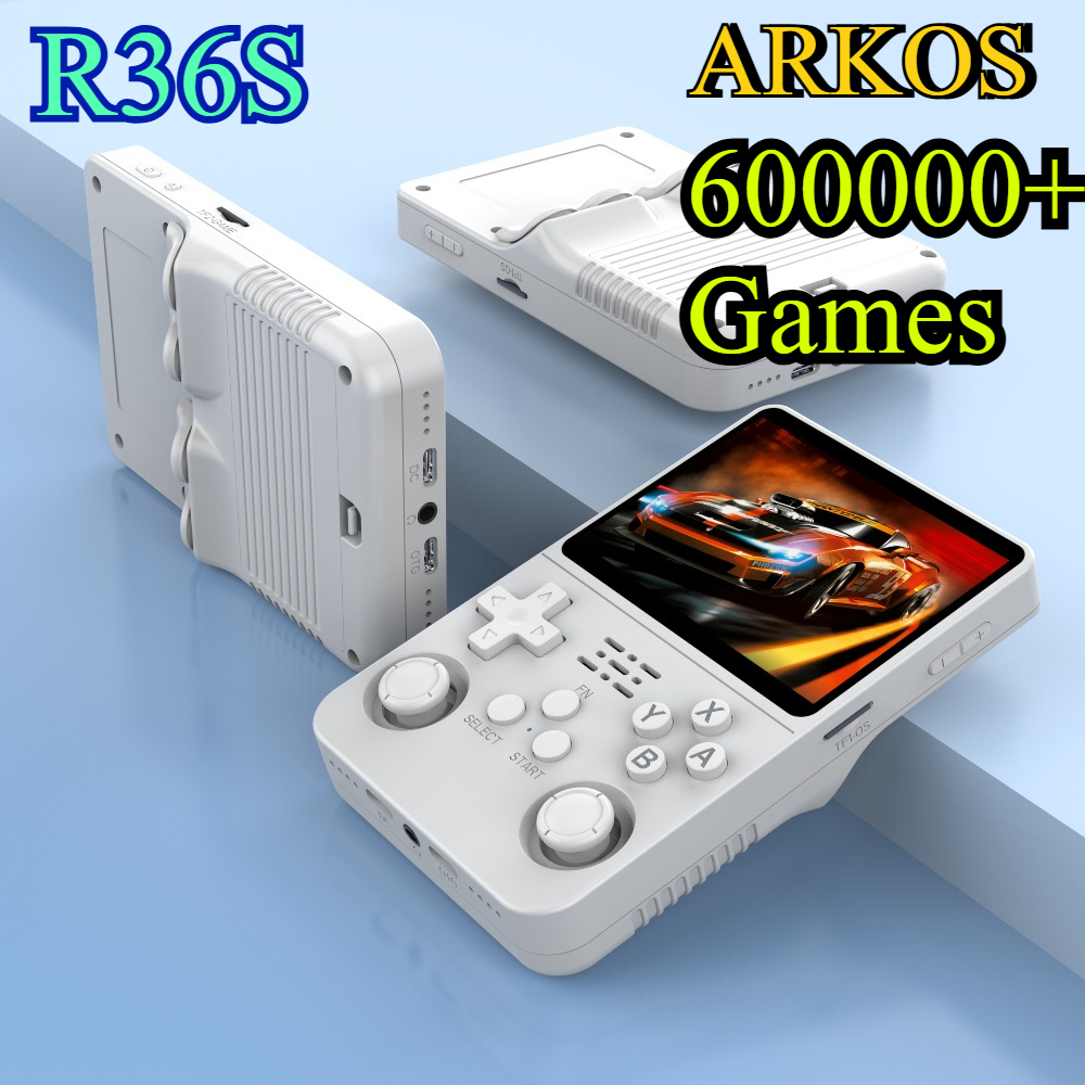 BOYHOM 256G Open Source R36S R - Retro Gaming Download reseña y precio