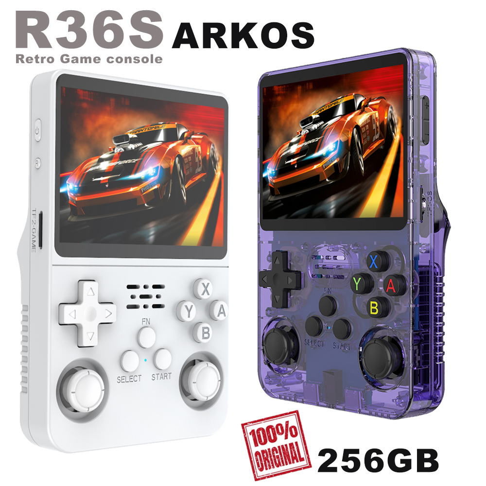 BOYHOM 256G Open Source R36S R - Retro Gaming Download reseña y precio