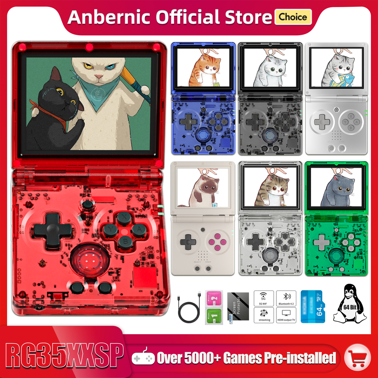 ANBERNIC NEW RG35XXSP Flip Han - Retro Gaming Mobile reseña y precio