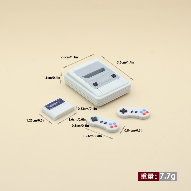 1set Dollhouse Mini Retro Game - Retro Gaming Box reseña y precio