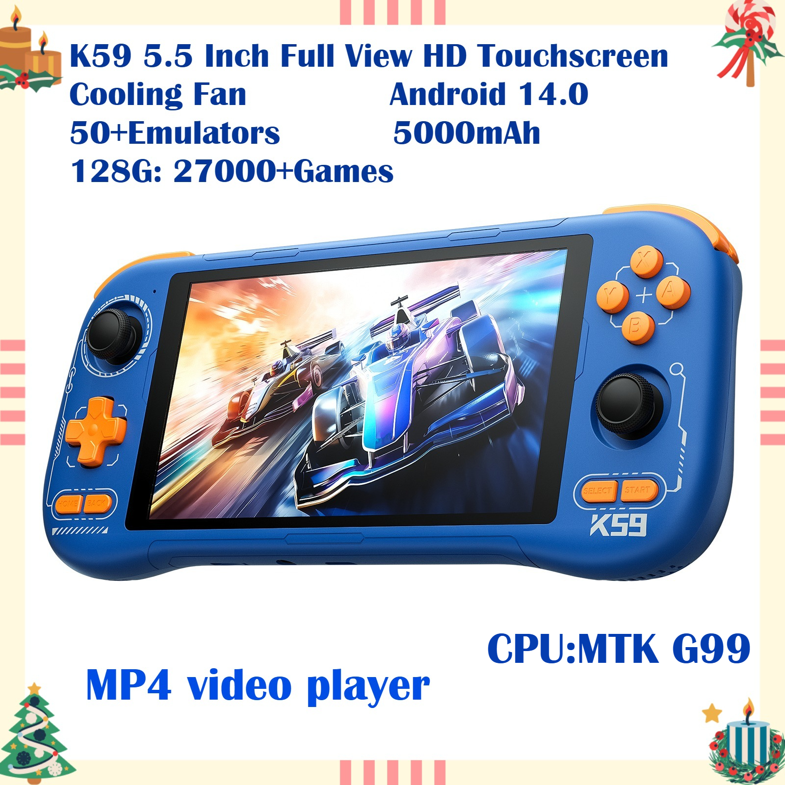 K59 Pro Android 14 Handheld Ga - Retro Gaming Mobile reseña y precio