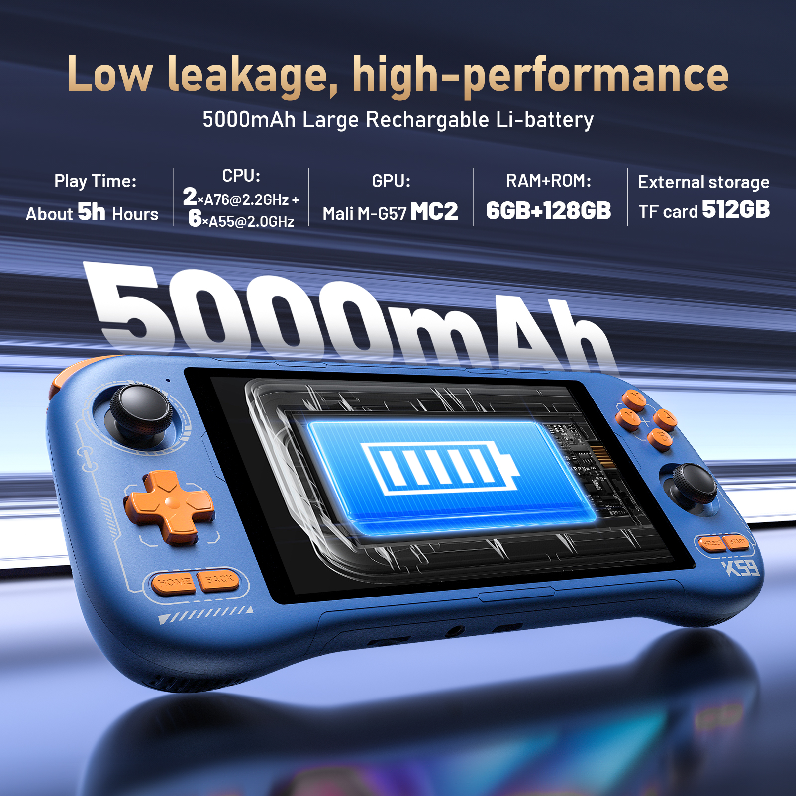 K59 Pro Android 14 Handheld Ga - Retro Gaming Mobile reseña y precio