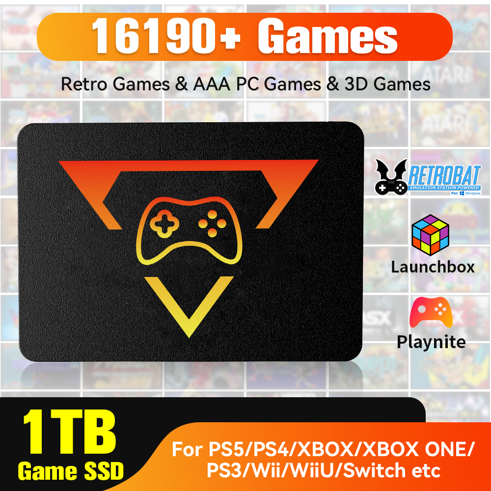 1TB Portable Gaming SSD 3 Syst - Retro Gaming Xbox One reseña y precio