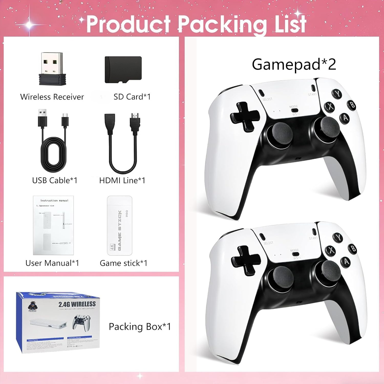Wireless Retro Game Console, 4 - Retro Gaming Hdmi Stick reseña y precio