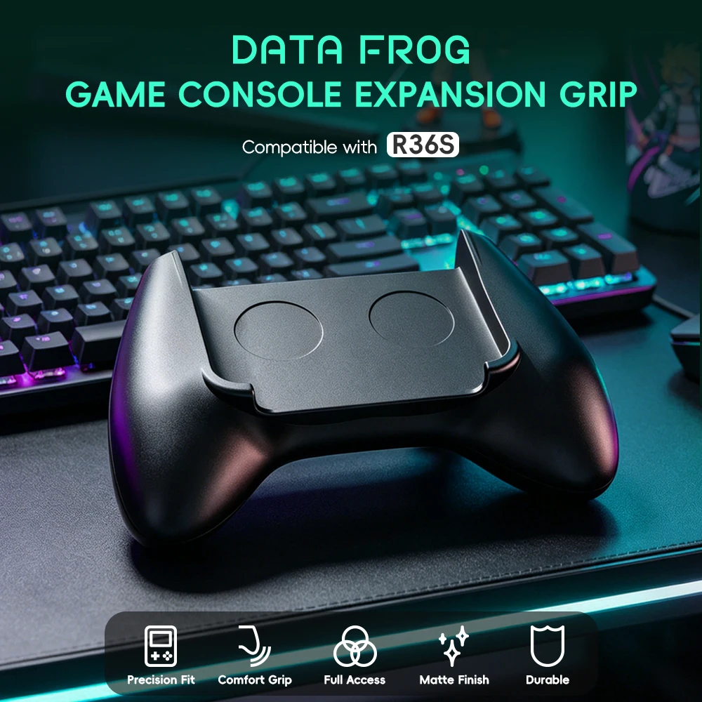 Data Frog R36S Game Grip Ergon - Retro Gaming Download reseña y precio