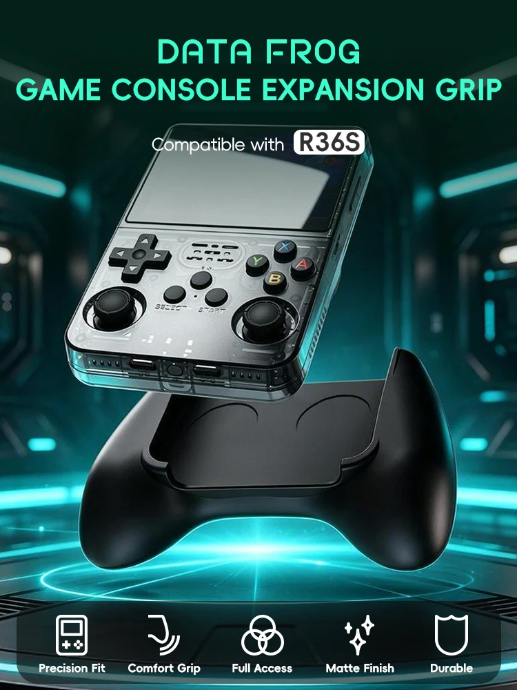 Data Frog R36S Game Grip Ergon - Retro Gaming Download reseña y precio