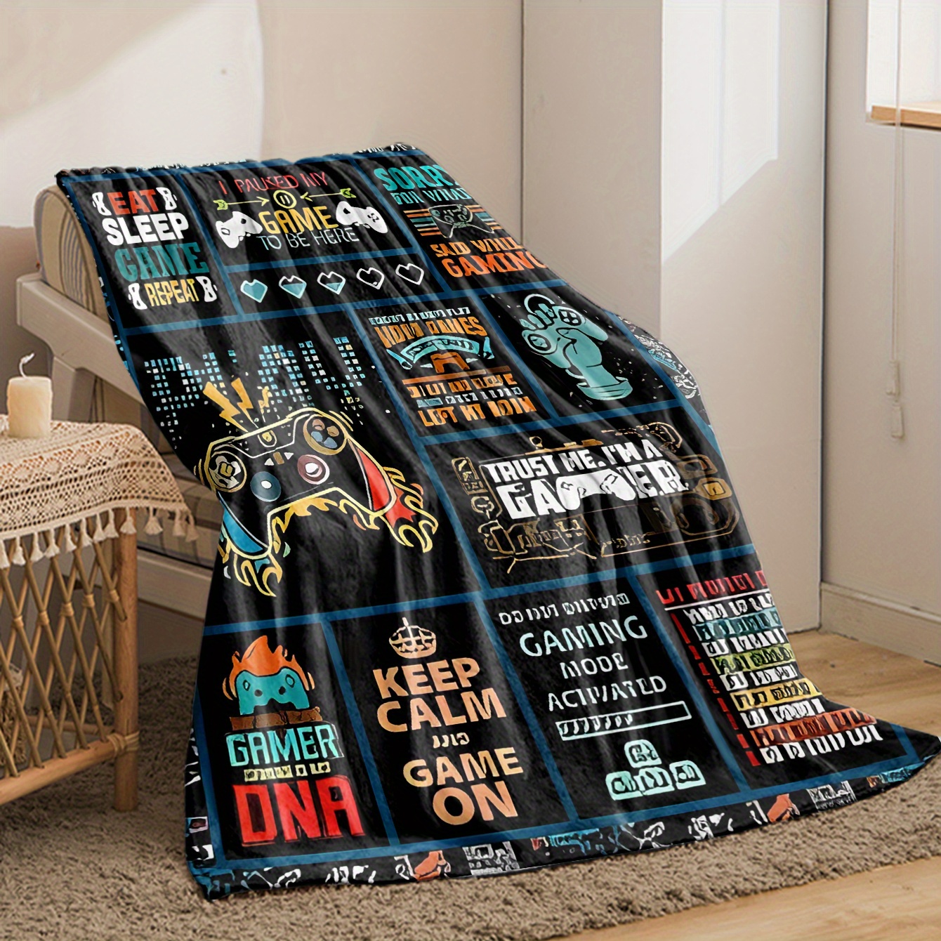 Flannel Blanket Video Game The - Retro Gaming Icons reseña y precio