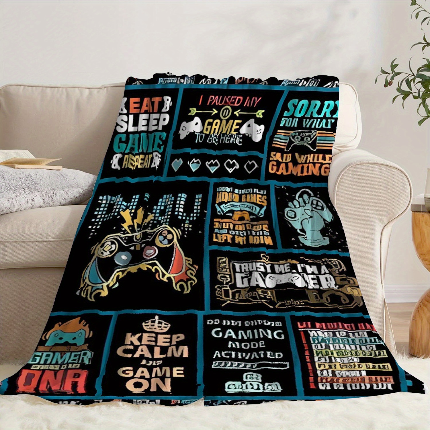Flannel Blanket Video Game The - Retro Gaming Icons reseña y precio