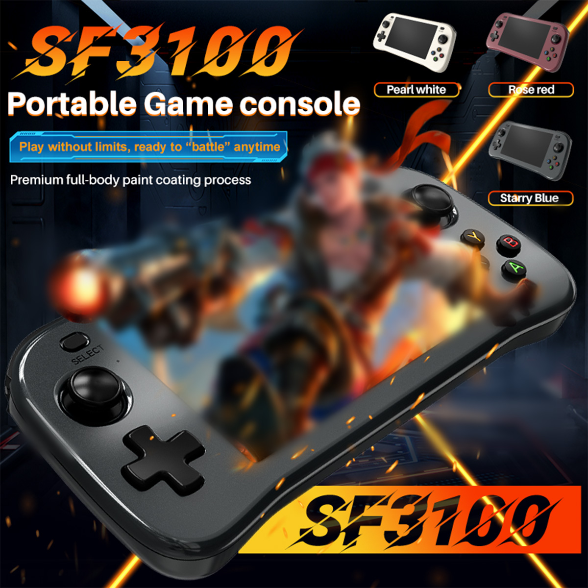 SF3100 Portable Handheld Game  - Retro Gaming Download reseña y precio