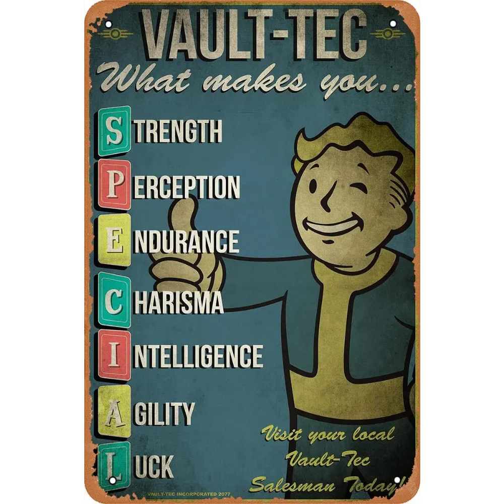 RetroGameDecor V-Vault Tec Met - Retro Gaming Vault reseña y precio