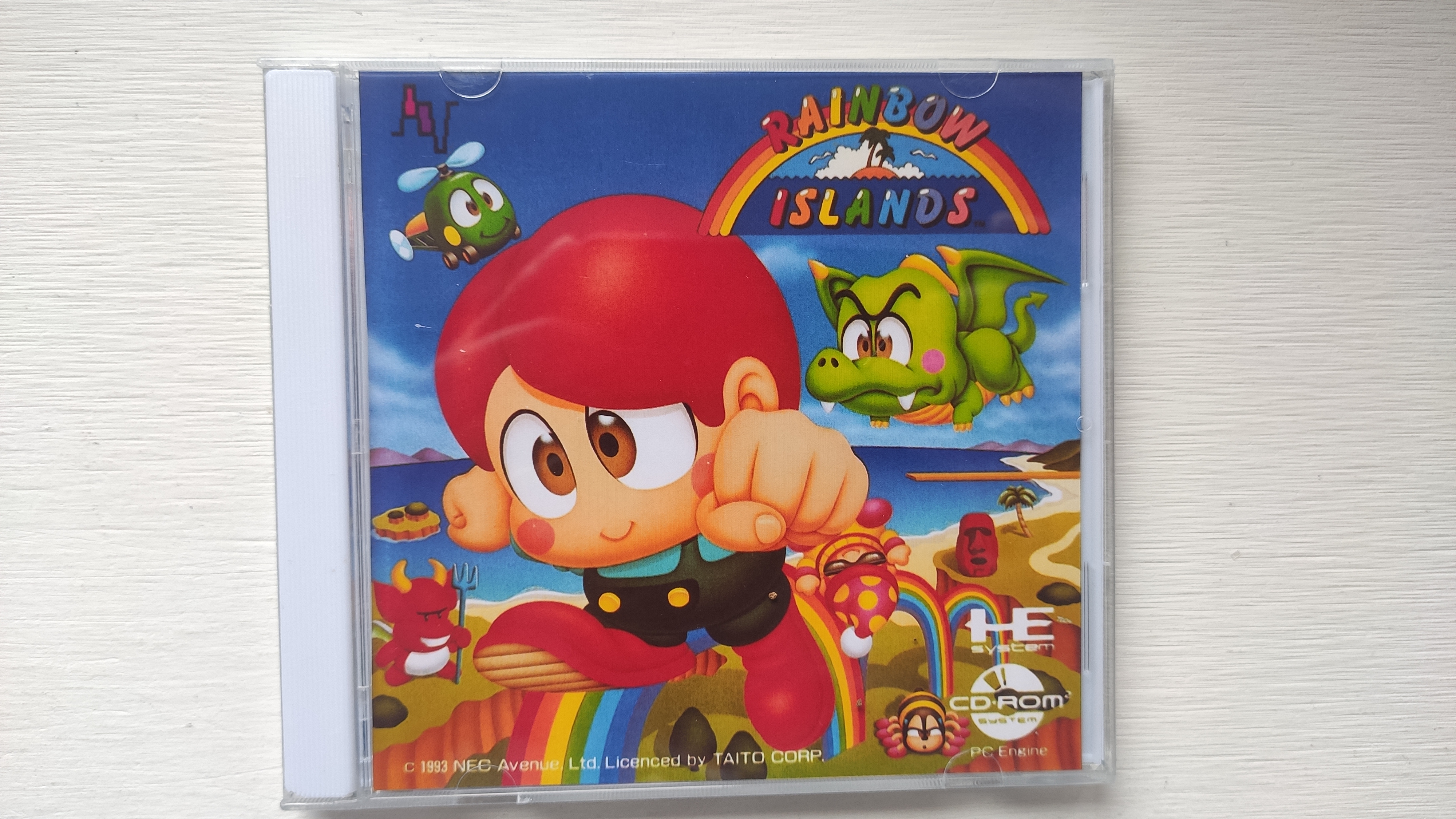 PC engine Copy Disc Game rainb - Retro Gaming Box reseña y precio