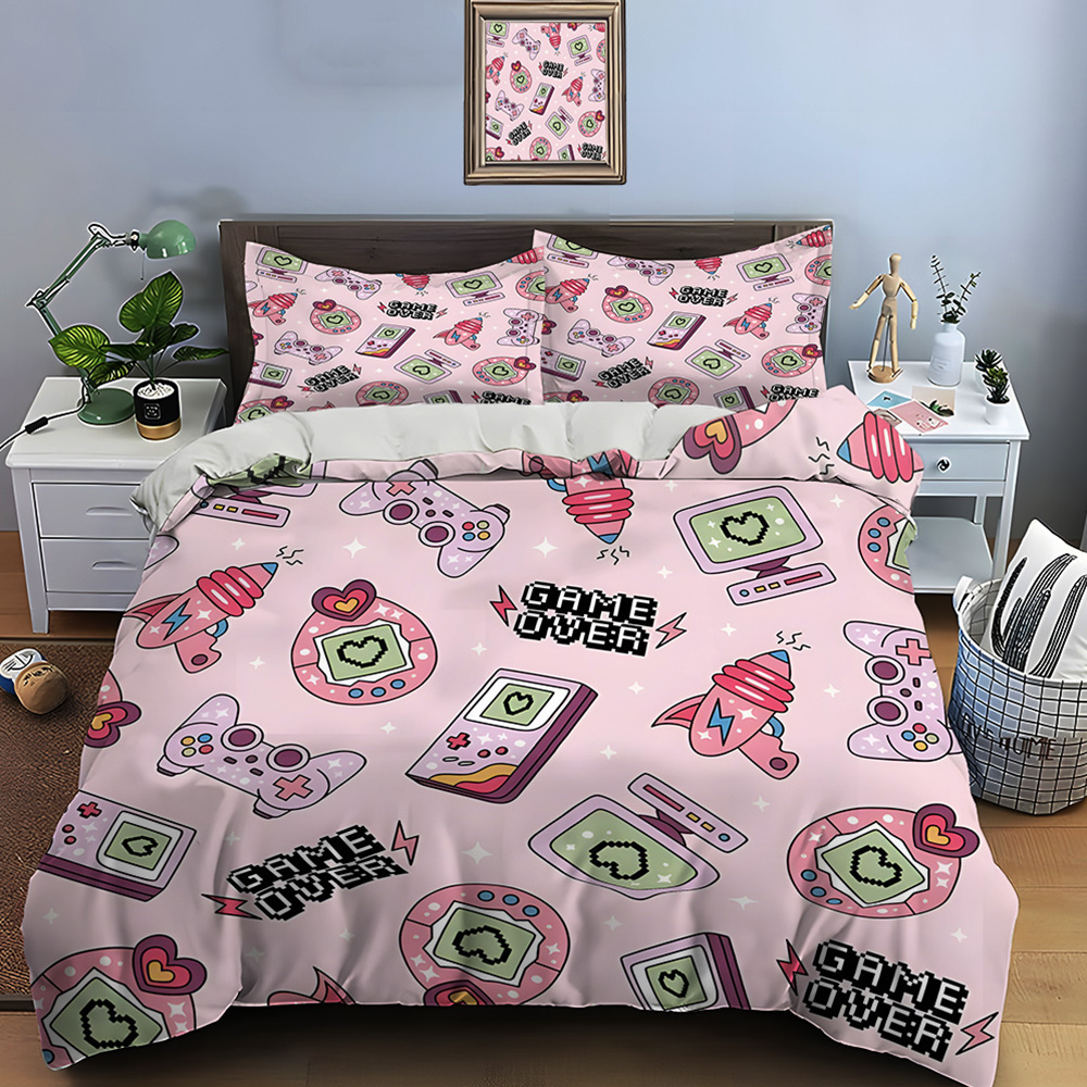 Retro Gaming Icons on Pink Bac - Retro Gaming Icons reseña y precio