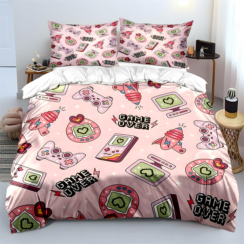 Retro Gaming Icons on Pink Bac - Retro Gaming Icons reseña y precio