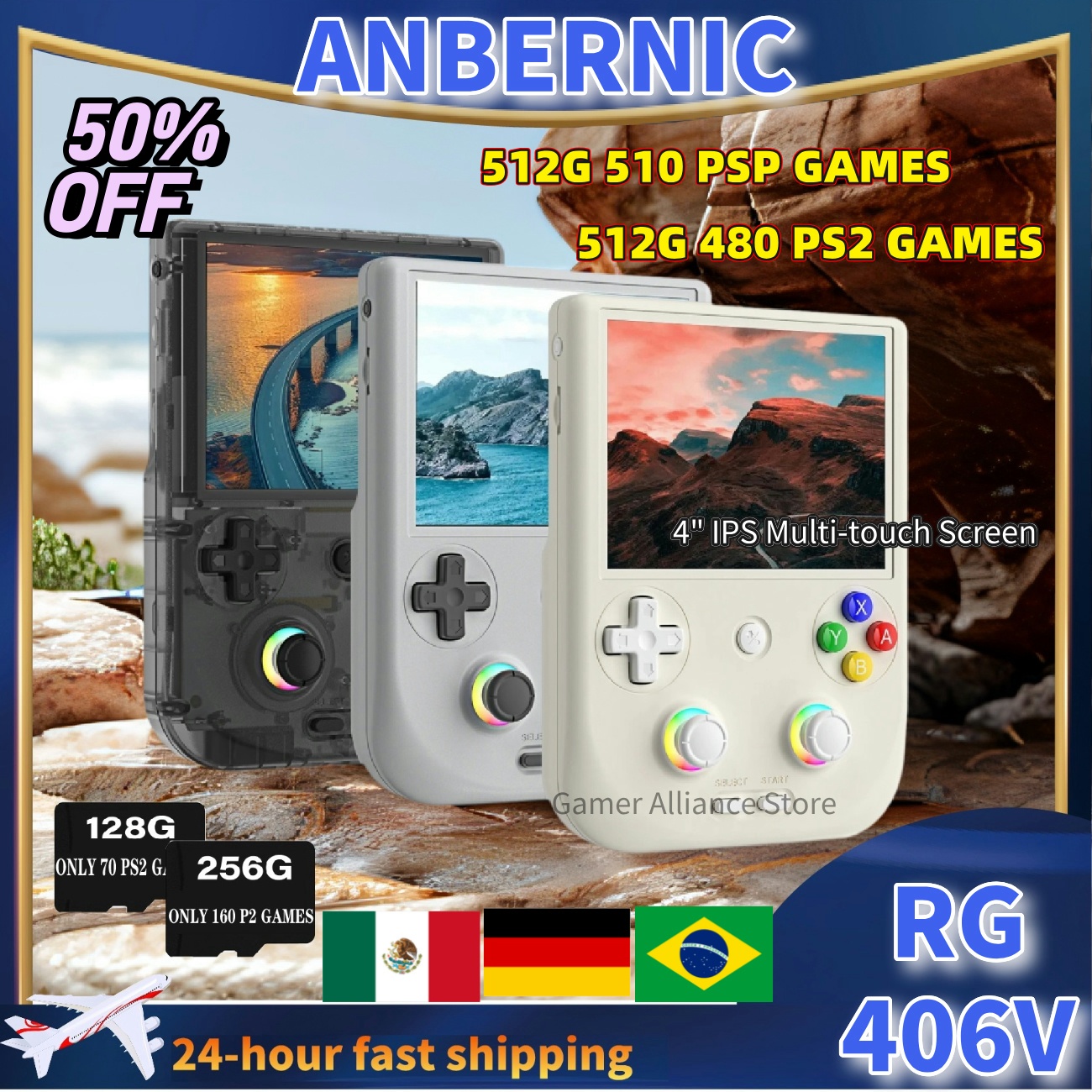 ANBERNIC RG406V RG 406V Retro  - Retro Gaming Mobile reseña y precio
