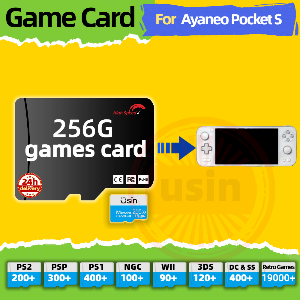 Game Card For Ayaneo Pocket S  - Retro Gaming Download reseña y precio