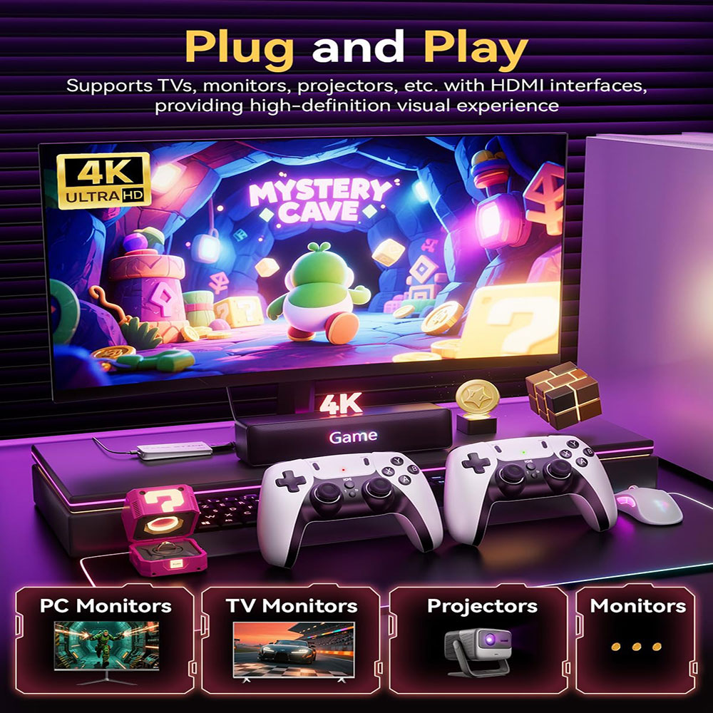 4K Game Stick Pro 20000+ Retro - Retro Gaming Hdmi Stick reseña y precio