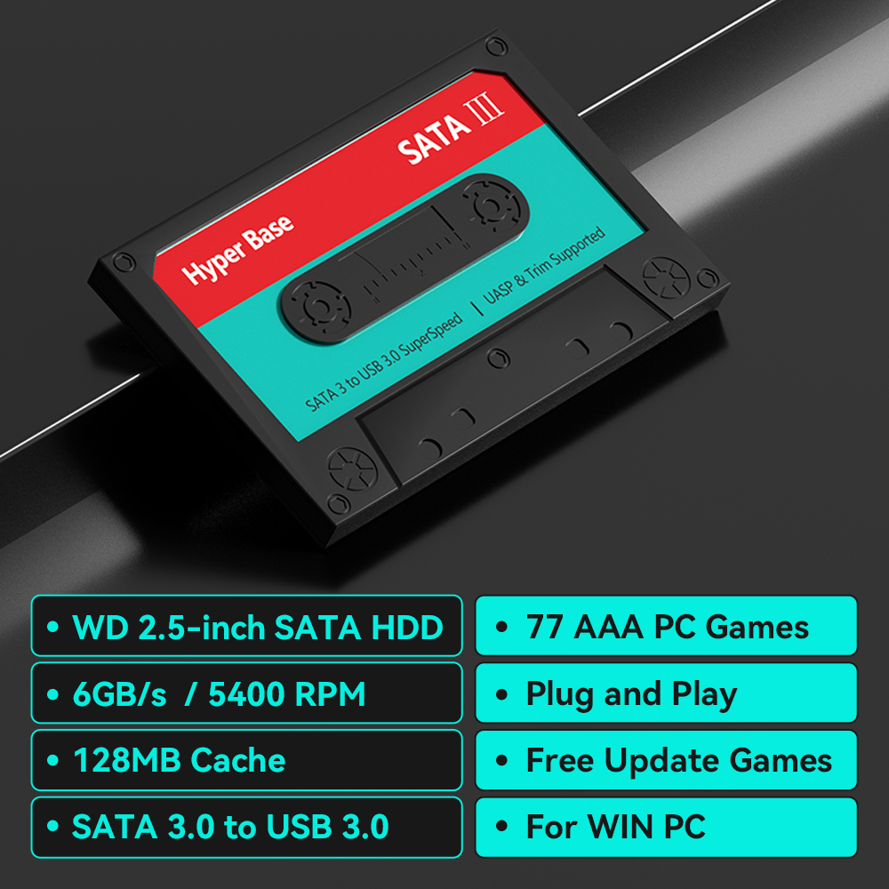 2TB Game Hard Drive With 77 PC - Retro Gaming Download reseña y precio