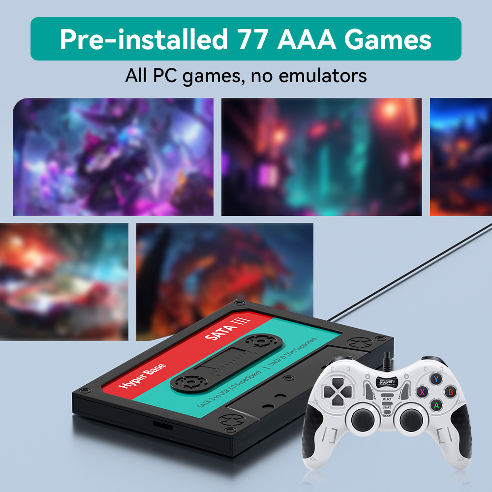 2TB Game Hard Drive With 77 PC - Retro Gaming Download reseña y precio