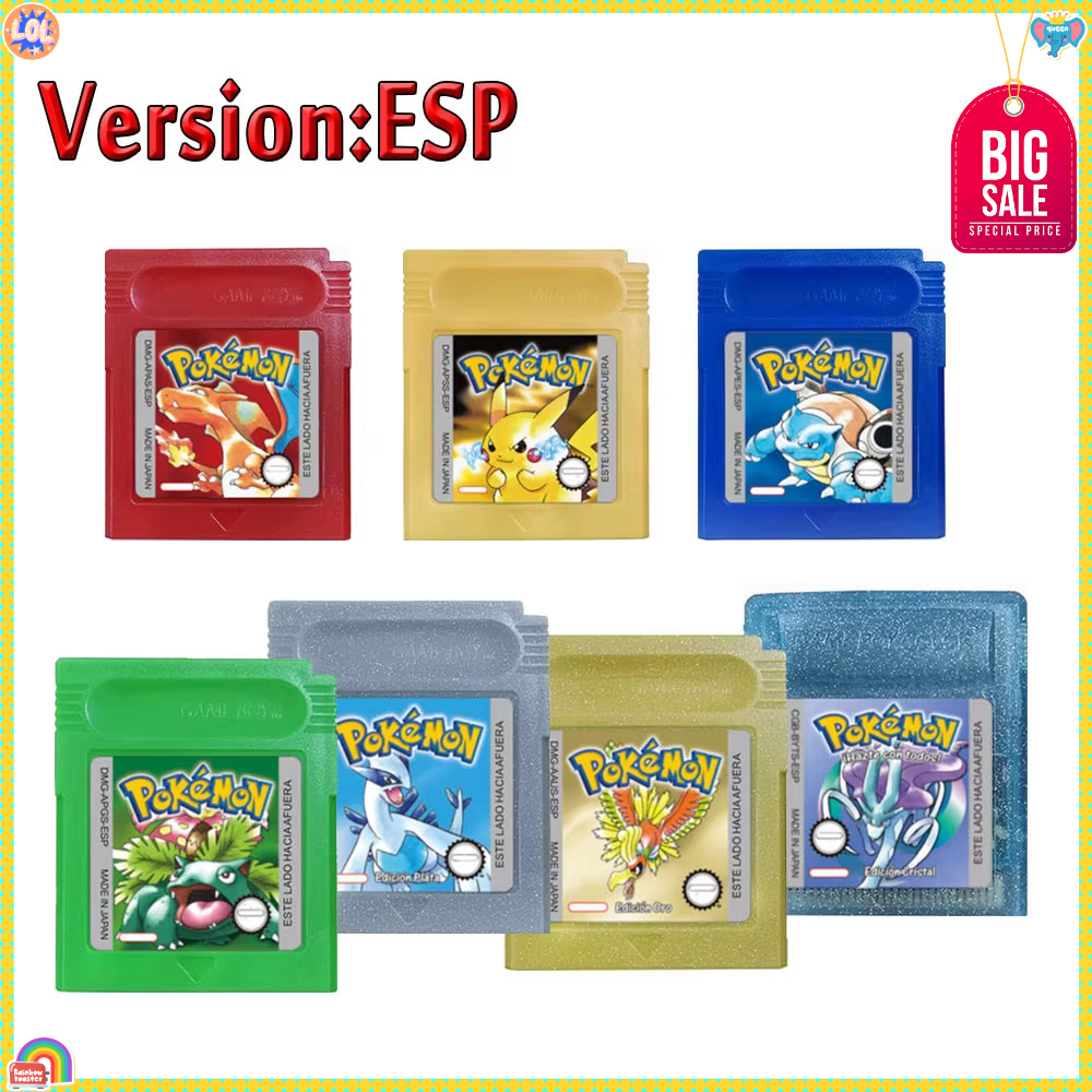 GBC Pokemon 16 Bit Game Cartri - Retro Game Card reseña y precio